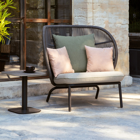 Vincent Sheppard Vincent Sheppard Kodo Sidetable 41X41X44 cm Fossilgrau, Feuerstein