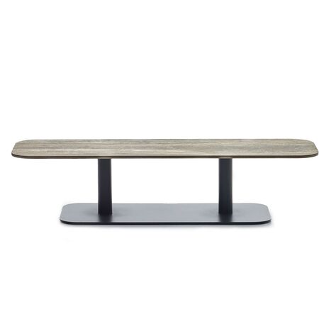 Vincent Sheppard Vincent Sheppard Kodo Coffee Table 129X45X31 cm Fossilgrau, Feuerstein