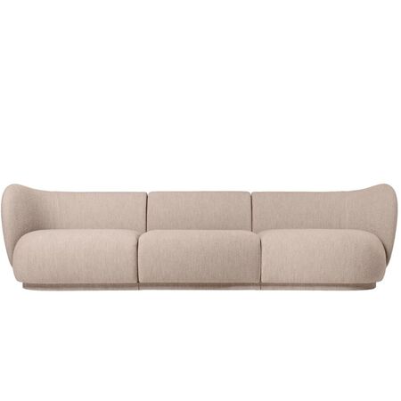 3-Sitzer Sofa Rico Soft Bouclé - Natural von Ferm Living