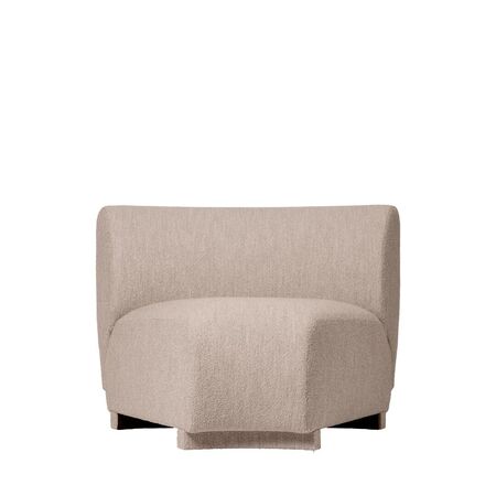 Ferm Living Modulares Sofa Rico corner von Ferm Living Schmal, Natural - Soft Bouclé