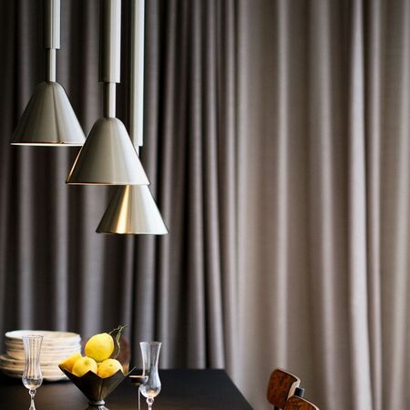 Petite Friture Pendelleuchte PYL von Petite Friture Grey, Large-2