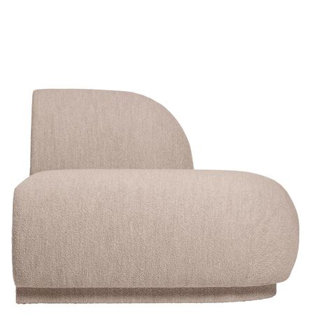 Ferm Living Modulares Sofa Rico Open End von Ferm Living Ende rechts offen, Natural - Soft Bouclé