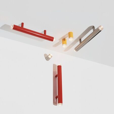 Petite Friture Wandleuchte PYL von Petite Friture Red, Large-3