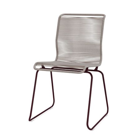 Montana Montana Panton One Outdoor Stuhl Polyurethan 607 Carmen, Pulverbeschichtet 07 Black Red