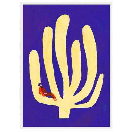 Gemälde Fond Bleu von Paper Collective