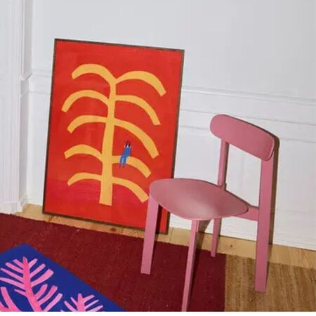 Gemälde Fond Rouge von Paper Collective