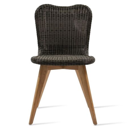 Vincent Sheppard Vincent Sheppard Lena Dining Chair Schwarzes Kunstgeflecht, Stahl A