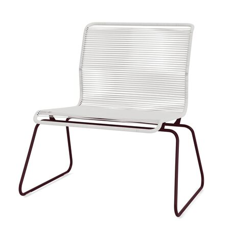 Montana Montana Panton One Lounge Sessel Polyurethan 603 Duke, Pulverbeschichtet 07 Black Red