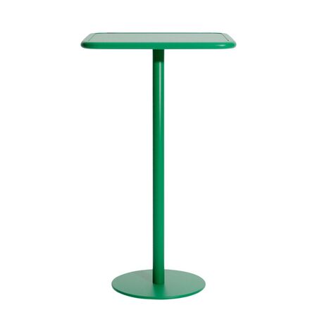 Petite Friture Hoher Quadratischer Tisch Week-end von Petite Friture Mint green