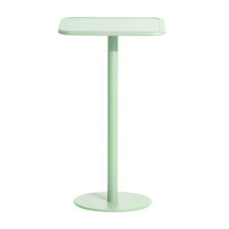 Petite Friture Hoher Quadratischer Tisch Week-end von Petite Friture Pastel green