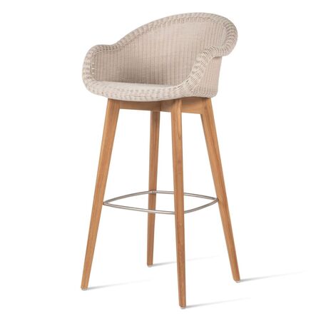Vincent Sheppard Vincent Sheppard Edgard Bar Stool Teak Alte Spitze, Unbehandeltes Teakholz