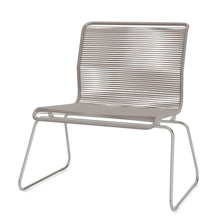 Montana Montana Panton One Lounge Sessel Polyurethan 607 Carmen, Stahl 99 Stainless Steel