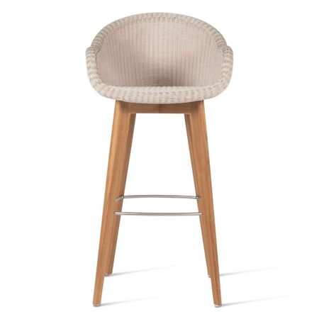 Vincent Sheppard Vincent Sheppard Edgard Bar Stool Teak Alte Spitze, Unbehandeltes Teakholz