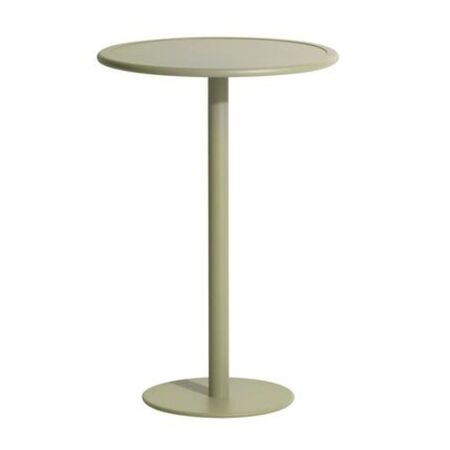 Petite Friture Hoher Runder Tisch Week-end von Petite Friture Jade Green 