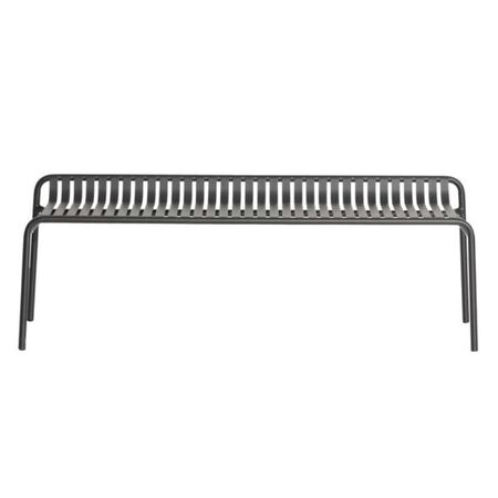 Petite Friture Gartenbank ohne Rückenlehne Week-end von Petite Friture Black
