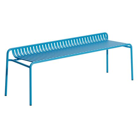 Petite Friture Gartenbank ohne Rückenlehne Week-end von Petite Friture Sky blue