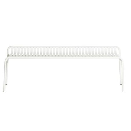 Petite Friture Gartenbank ohne Rückenlehne Week-end von Petite Friture White