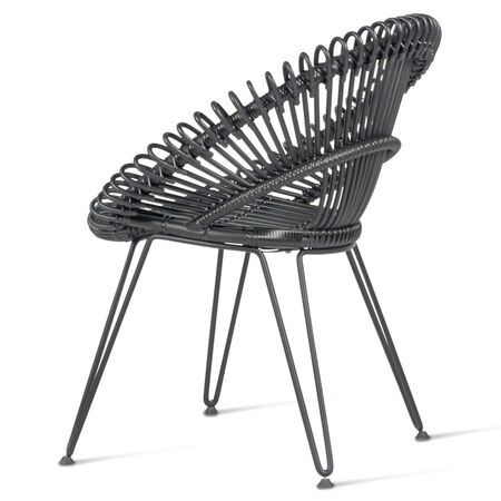 Vincent Sheppard Vincent Sheppard Roxy Dining Chair Schwarz, Stahl