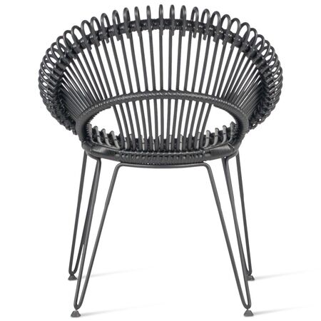 Vincent Sheppard Vincent Sheppard Roxy Dining Chair Schwarz, Stahl