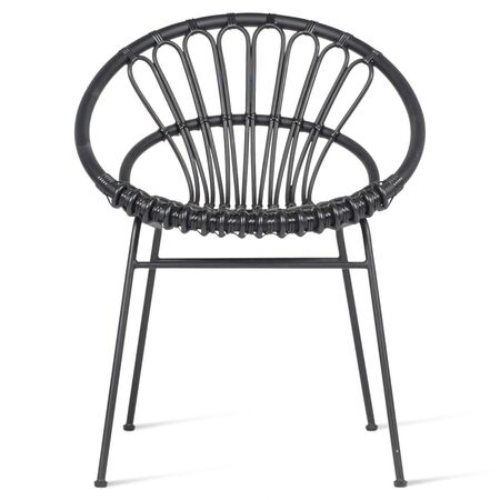 Vincent Sheppard Roxanne Dining Chair von Vincent Sheppard Schwarz, Stahl