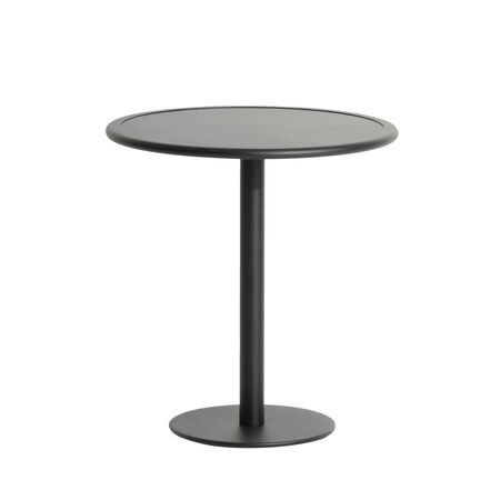 Petite Friture Esstisch Rund Week-end von Petite Friture  Black