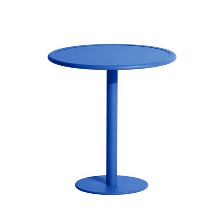 Petite Friture Esstisch Rund Week-end von Petite Friture  Blue