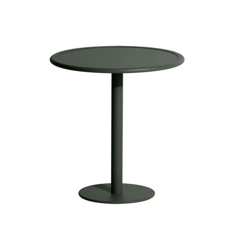 Petite Friture Esstisch Rund Week-end von Petite Friture  Glass green 