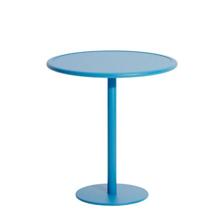 Petite Friture Esstisch Rund Week-end von Petite Friture  Sky blue