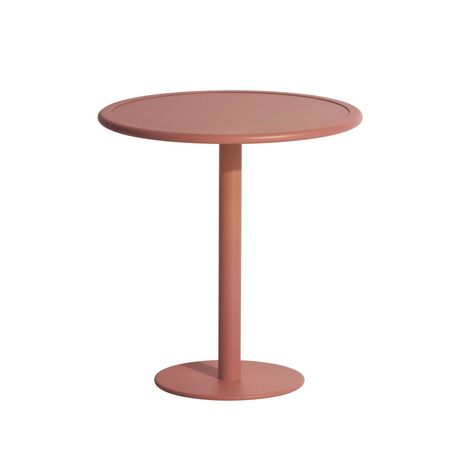 Petite Friture Esstisch Rund Week-end von Petite Friture  Terracotta