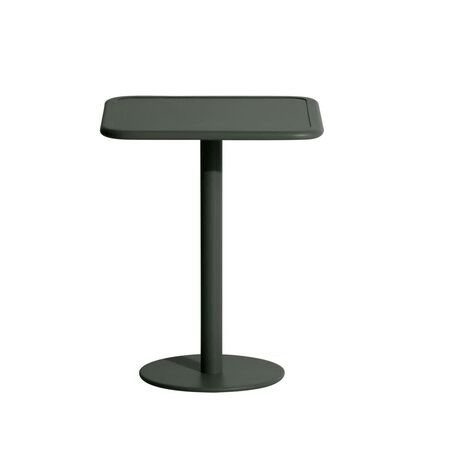 Petite Friture Esstisch Quadratisch Week-end von Petite Friture Glass green 
