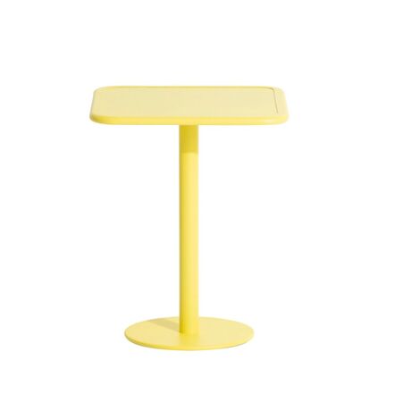 Petite Friture Esstisch Quadratisch Week-end von Petite Friture Yellow