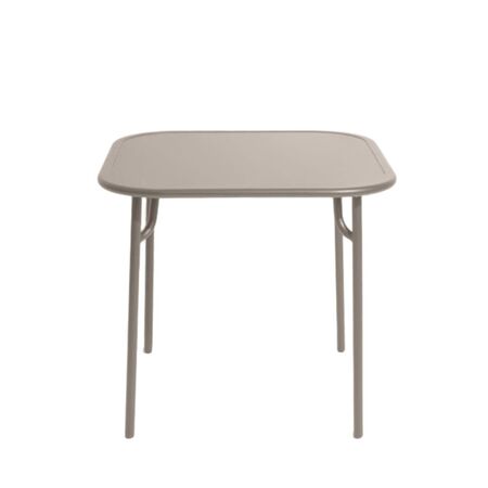 Petite Friture Quadratischer Tisch Einfach Week-End von Petite Friture  Dune