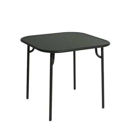 Petite Friture Quadratischer Tisch Einfach Week-End von Petite Friture  Glass green 
