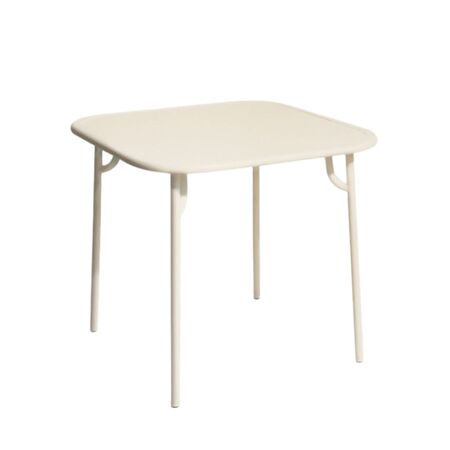 Petite Friture Quadratischer Tisch Einfach Week-End von Petite Friture  Ivory