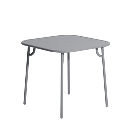 Petite Friture Quadratischer Tisch Einfach Week-End von Petite Friture  Stone grey
