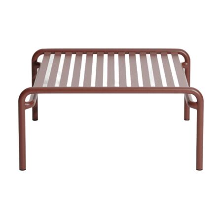 Petite Friture Kleiner Couchtisch Week-End von Petite Friture Brown red