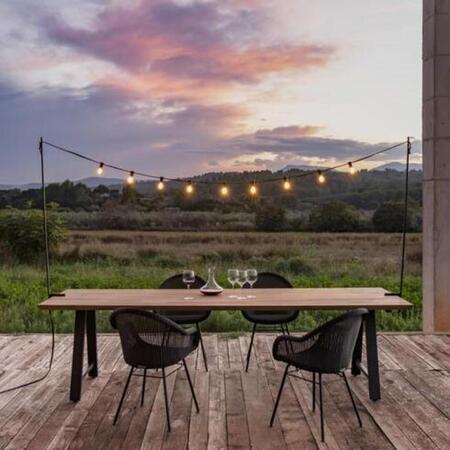 Vincent Sheppard Vincent Sheppard Light My Table Schwarz, Stahl