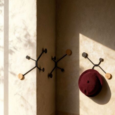 Gazzda_Hook_Wall_Coat_Rack_Straight_Wall_Inner_Corners_Outer_Corners_Black_Lifestyle