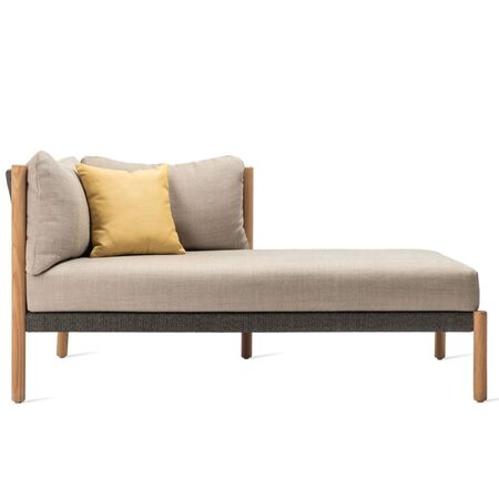 Vincent Sheppard Vincent Sheppard LENTO MODULAR CHAISE LONGUE - Loungesofa Anthrazit, Links
