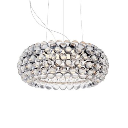Foscarini Pendelleuchte Caboche Plus von Foscarini Bluetooth - Casambi App, Transparent, Gross