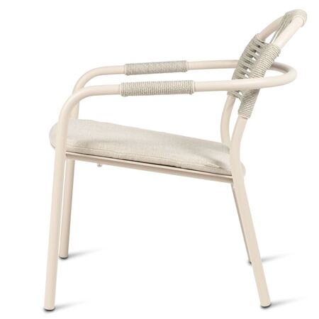 Vincent Sheppard Vincent Sheppard CLEO LOUNGE CHAIR - Loungestuhl Dünenweiss - Nebelpunkte