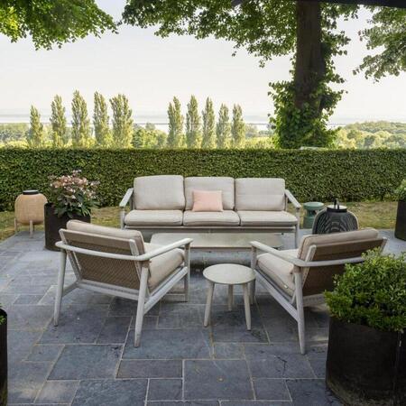 Vincent Sheppard David Lounge Chair Quick Ship Set von Vincent Sheppard Savane Kokosnuss