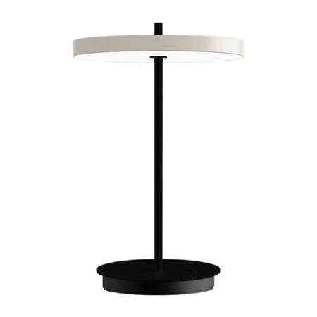 Umage Tischleuchte 'Asteria Move' Perlweiss, Schwarz