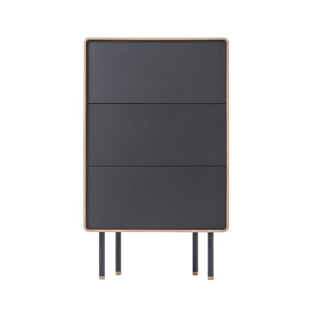 Gazzda Kommode Fina von Gazzda Oiled Oak - White Oil, Nero