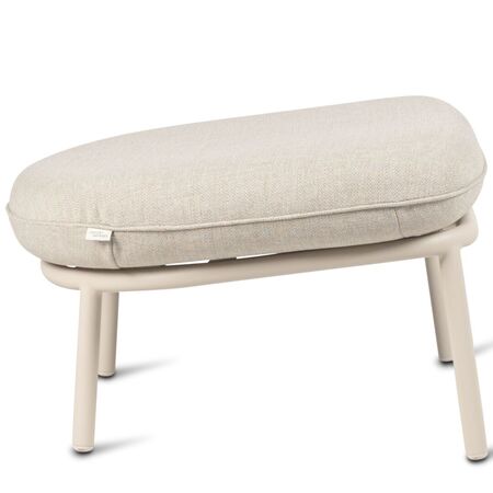 Vincent Sheppard Kodo Footrest Dünenweiss Quick Ship Set von Vincent Sheppard Fossilgrau