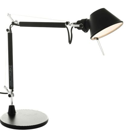 Artemide Tischleuchte Tolomeo Micro mit Fuß von Artemide Schwarz