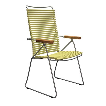 Houe 'Click' Stuhl mit verstellbahrer Lehne Lemon zest 45
