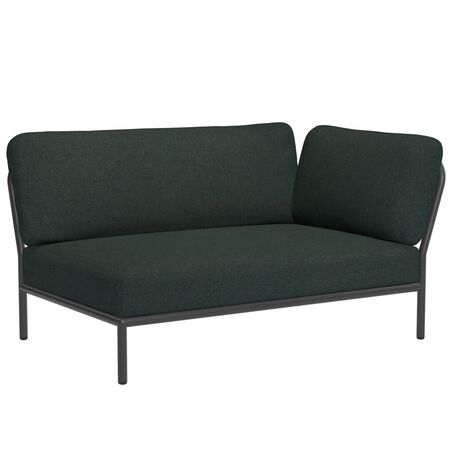 Houe Level Corner von Houe Dark Grey 51, Alpine 44 - Sunbrella Heritage, Armlehne rechts