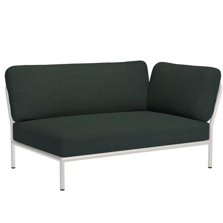 Houe Level Corner von Houe Muted White 43, Alpine 44 - Sunbrella Heritage, Armlehne rechts