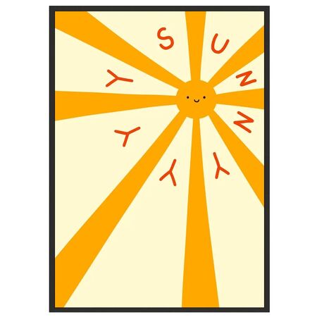 Gemälde Sunny von Paper Collective